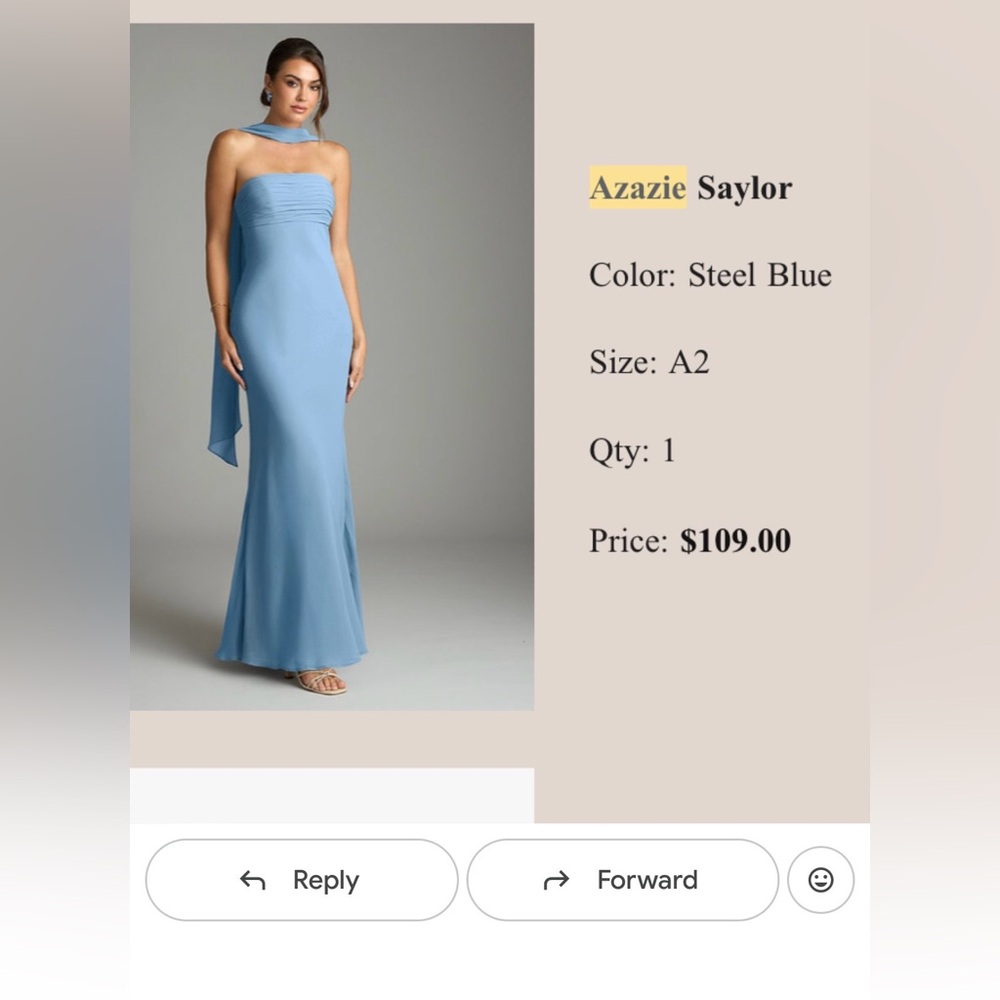AZAZIE bridesmaid dress